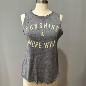 Sunshine and more wine tank